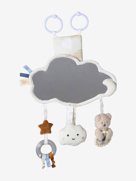 Hanging or Tabletop Cloud Mirror Toy white 