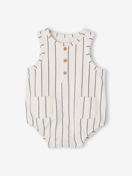 Sleeveless Jumpsuit for Baby Boys ecru 