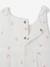 Jumpsuit for Newborn Babies, Embroidery in Cotton Gauze beige+ecru+Light Green/Print 