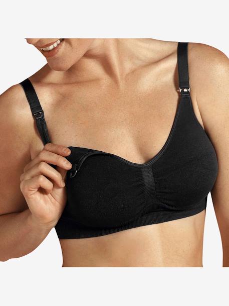 Maternity & Nursing Bra with Shape Memory, by CARRIWELL - black, Maternity