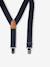 Two-Tone Braces for Boys deep blue+navy blue 