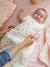 Sleeping Bag in Organic Cotton Muslin for Babies, HEART ecru 