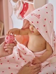 Bedding & Decor-Bathing-Bath Capes-Bath cape + wash mitt MY HEART 