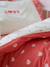Duvet cover set + pillowcase MY HEART printed pink 