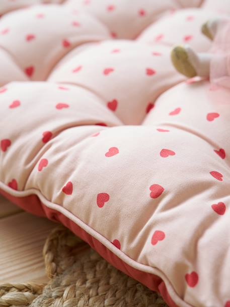 Hearts floor mattress rose 