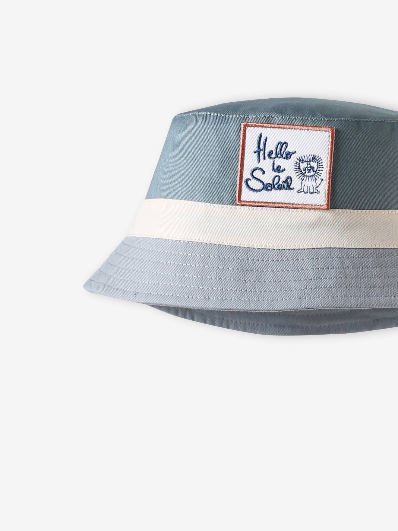 Colourblock Bucket Hat for Baby Boys - blue, Boys | Vertbaudet