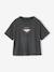 Short-sleeved printed T-shirt for girls anthracite+beige+pale yellow+sandy beige 