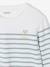 Long Sleeve Striped Top for Girls plum+sage green+striped blue 