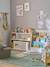 Book and toy storage unit YEL white 