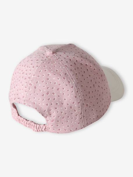 Girls' cotton cap rose 
