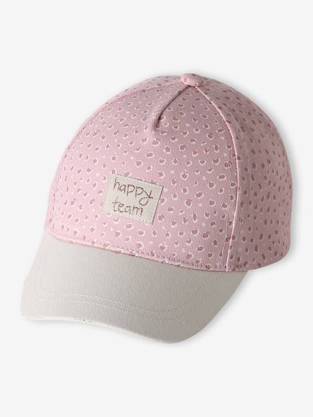 Girls' cotton cap rose 