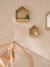 Pack of 2 house shelves beige 