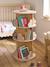 COEUR 3-Tier Rotating Bookshelf pale pink 