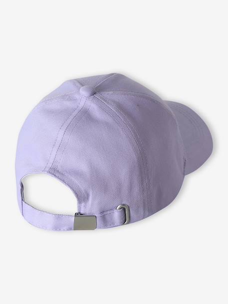 Cap with Embroidered Heart for Girls aqua green+pale blue+pale pink 