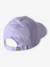 Cap with Embroidered Heart for Girls aqua green+pale blue+pale pink 