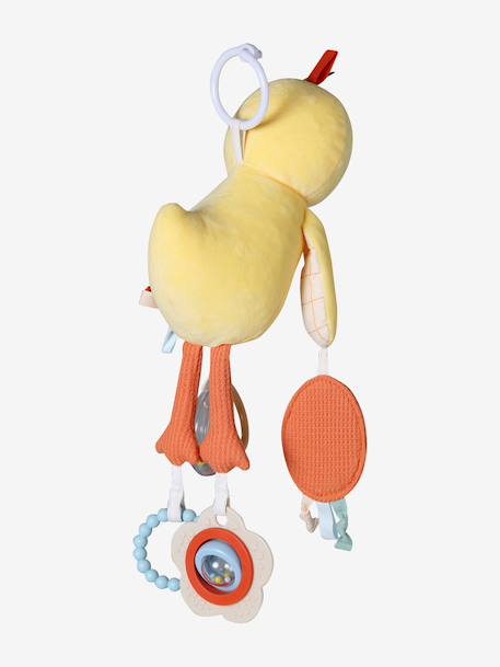 Hanging activity soft toy yellow 
