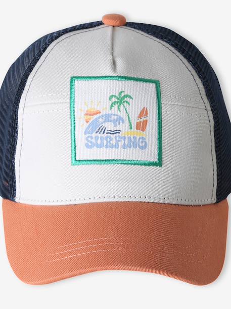 Adjustable 'surfing' cap for boys blue 