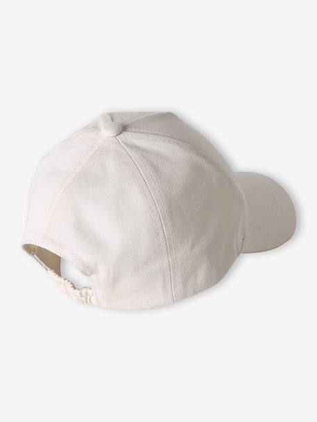 Girl's 'Génération love' cap ecru 