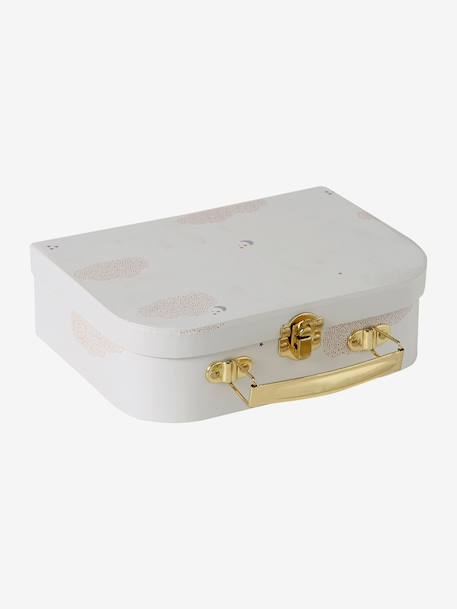 Customisable comforter and rattle with CLOUD carry case white 