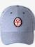 Cap for Boys striped navy blue 