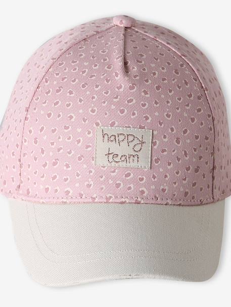 Girls' cotton cap rose 