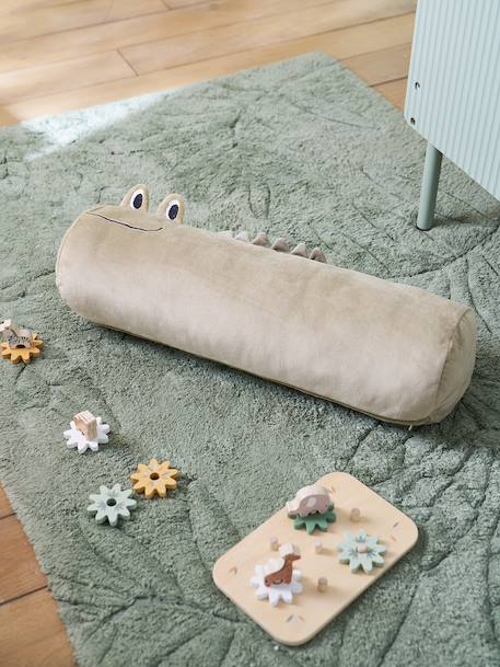 Crocodile bolster BAYOU green 