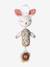 Hanging rabbit sensory rattle rose 