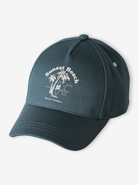 Adjustable 'Sunset Beach' Cap for Boys green 