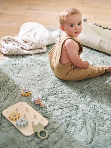 Rectangular rug SAUVAGE green 