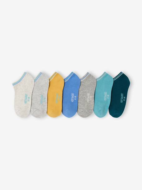 Pack of 2 pairs of Basics Ankle Socks for Boys blue 