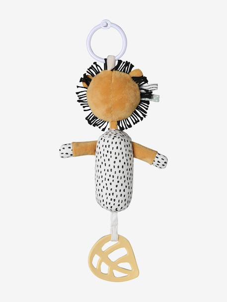 Sensory hanging rattle - lion brown 