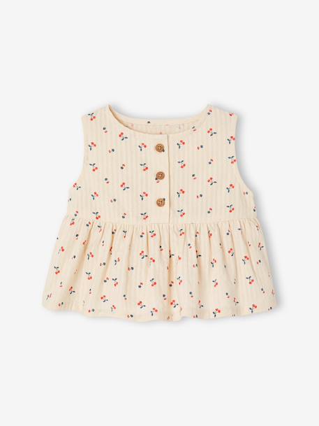 Top & Wide-Leg Trouser Set for Babies ecru 