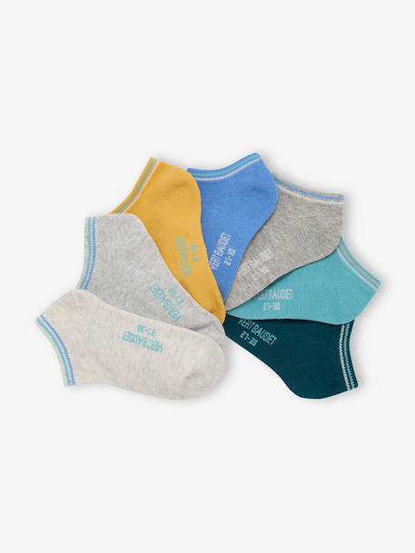 Pack of 2 pairs of Basics Ankle Socks for Boys blue 