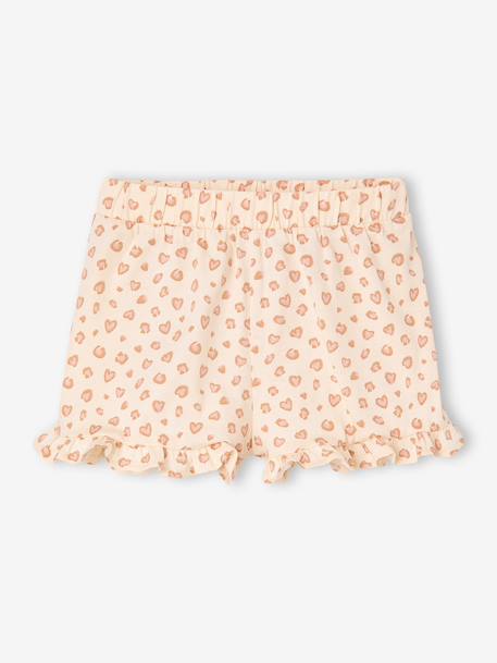 Pack of 2 frilly shorts ecru 