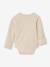 Pack of 3 long-sleeved newborn bodysuits ecru 