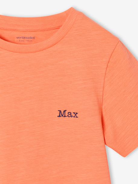 Short Sleeve T-Shirt, for Boys Blue+Green+mango+red+white 