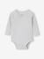 Pack of 2 Long-Sleeved Organic Cotton Bodysuits for Babies sky blue 