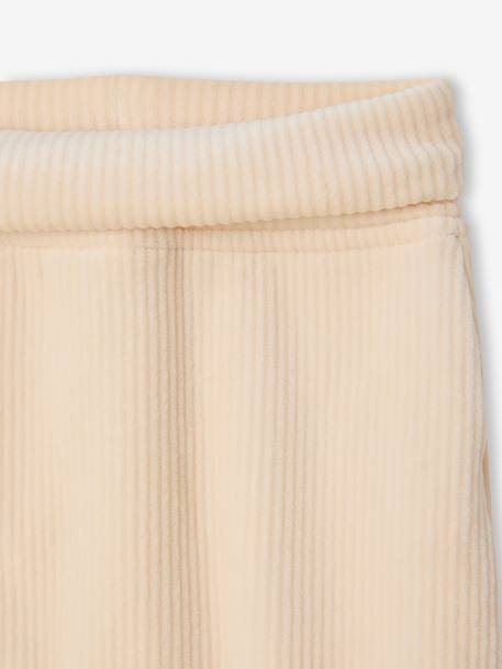Velour Cardigan & Trouser Set for Newborns vanilla 