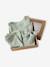 3-Piece Knitted Set for Baby Boys sage green 