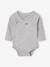 Pack of 2 long-sleeved baby bodysuits ecru 