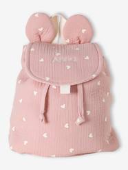 Pre-School Backpack in Cotton Gauze, Fun Ears