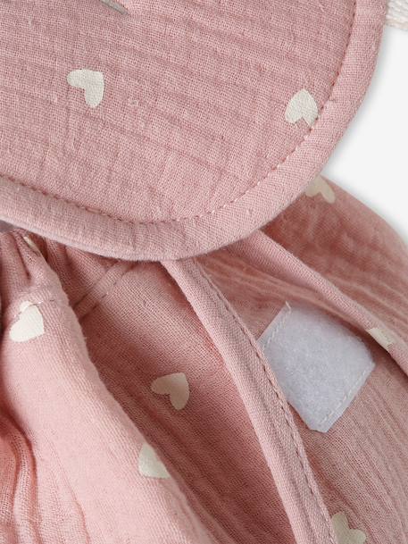 Pre-School Backpack in Cotton Gauze, Fun Ears multicoloured+night blue+rose+rosy+sage green+vanilla 