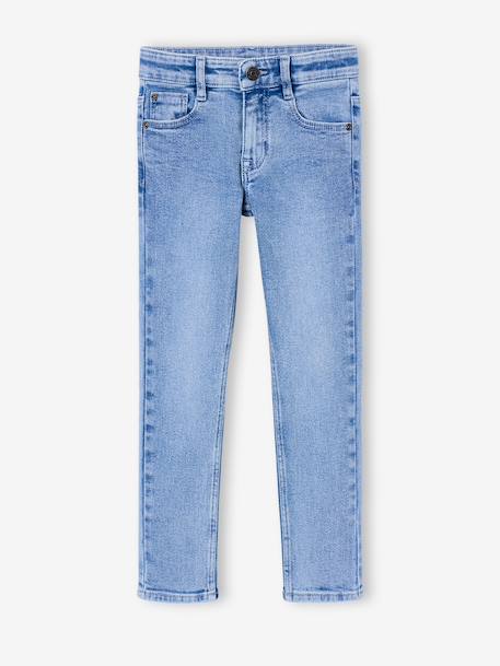 Skinny Leg Adjustable Waist Jeans for Boys double stone+stone 