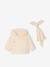 Baby jacket and cuddly rabbit set vanilla 