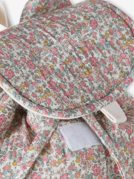 Pre-School Backpack in Cotton Gauze, Fun Ears multicoloured+night blue+rose+rosy+sage green+vanilla 