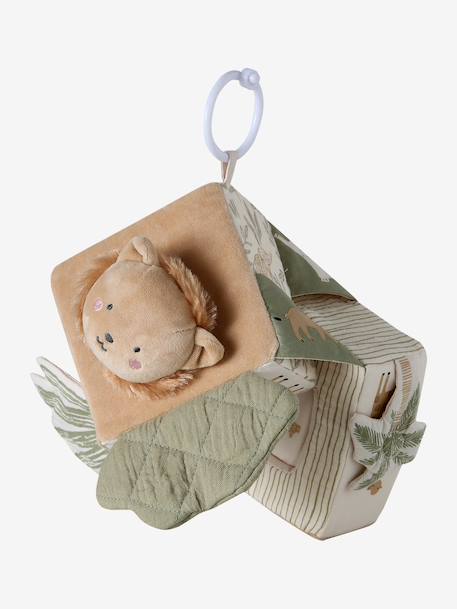 Hanging activity cube beige 