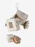 Hanging activity cube beige 