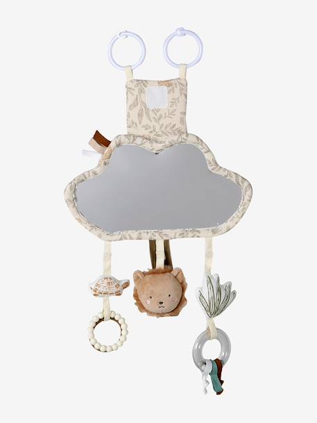 Activity mirror toy beige 