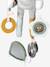 TANZANIE hanging activity soft toy grey 