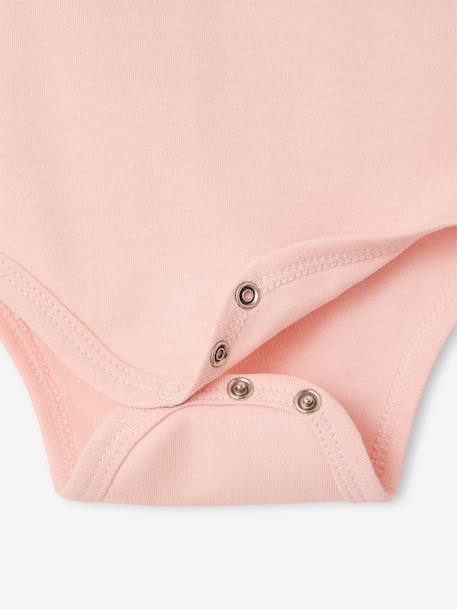 Pack of 2 WINNIE L'OURSON sleeveless bodysuits pale pink 